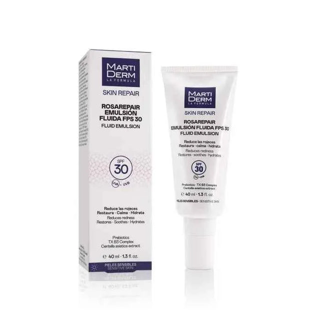 Martiderm Rosarepair Fluid Emulsion SPF30 Unisex, 40 ml
