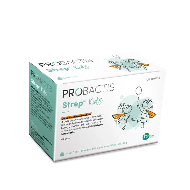 Biotical Health Botical Health Probactis Strep Kids 30 Sachets Strawberry Flavour