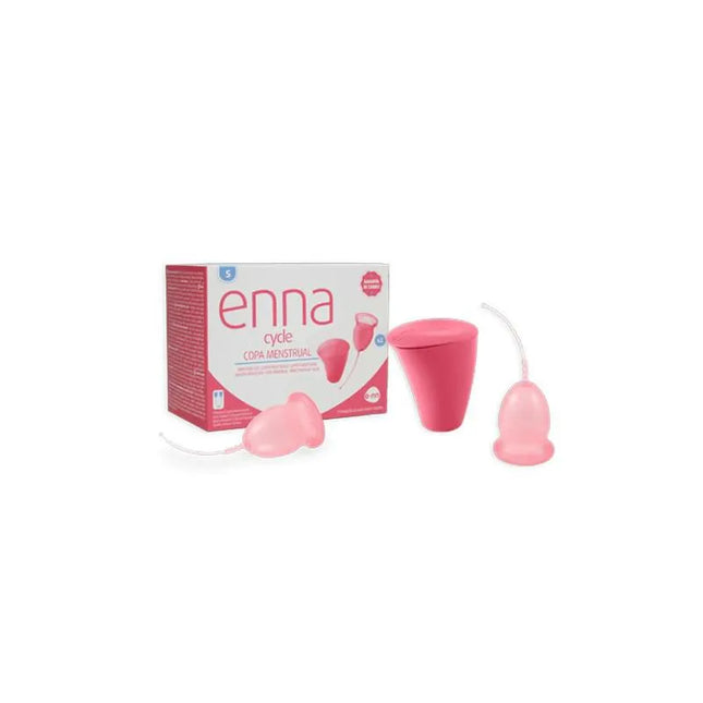 ENNA Cycle Menstrual Cup Size S 2 Cups Sterilizer
