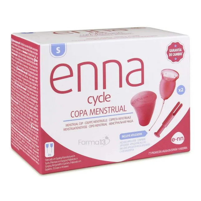 ENNA Cycle Menstrual Cup Size S 2 Und + Applicator