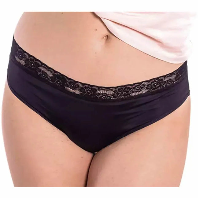 ENNA Menstrual Panty Classic Black Heavy Flow Size S