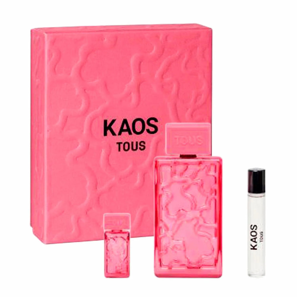 TOUS Kaos – Eau de Parfum Unisex 90 ml Spray Miniatura 15 ml Regalo 1u
