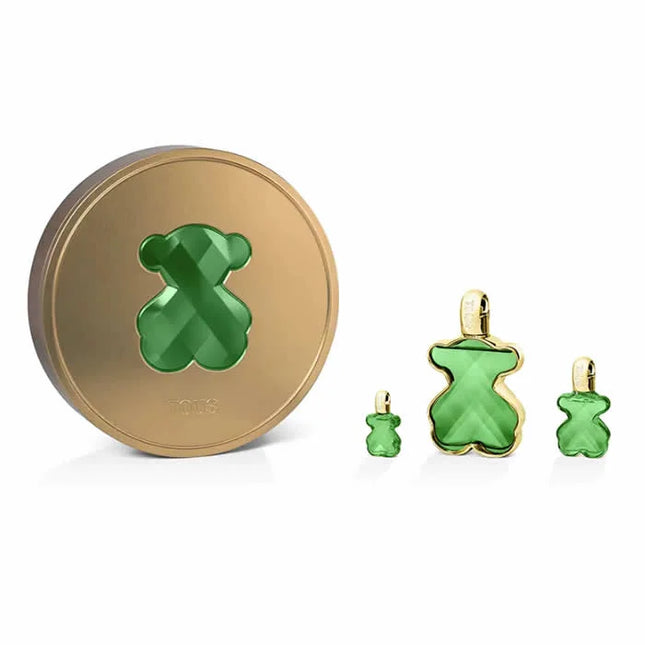 TOUS Loveme The Emerald Elixir – Parfum Unisex Spray 90 ml, Set 3 Pieces