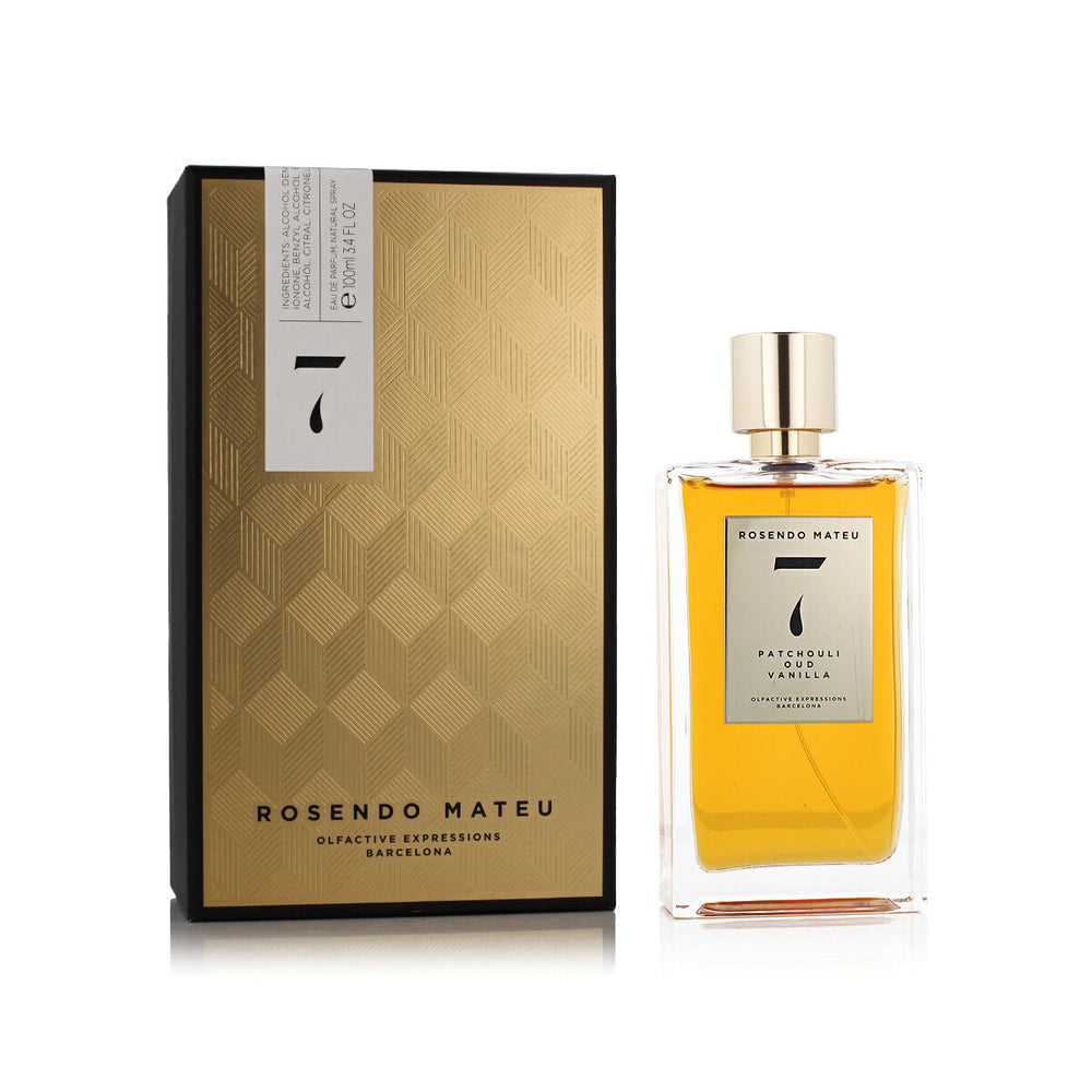 Rosendo Mateu Nº7 Patchouli, Oud, Vanilla (U) – Eau de Parfum for Unisex, 100 ml