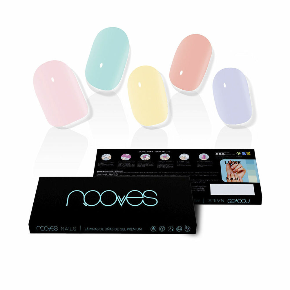 Nooves Láminas De Uñas De – Gel Bridge Premium Luxe Bridge 20 U Unisex