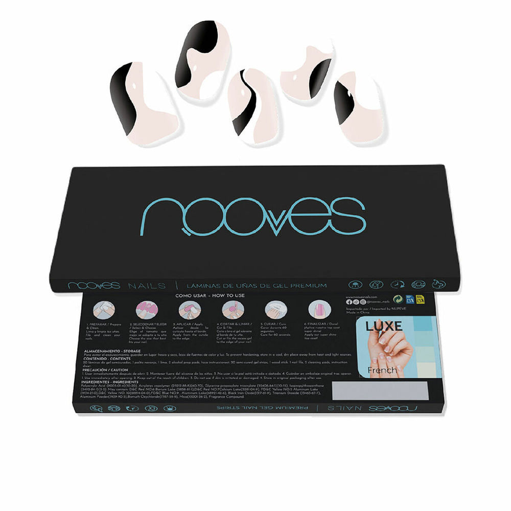 Nooves Láminas De Uñas De – Gel Premium Glam So Twirl 20 U Unisex