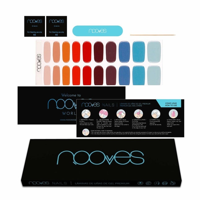 Nooves Láminas De Uñas De – Gel Premium Glam Melody 20 U Unisex