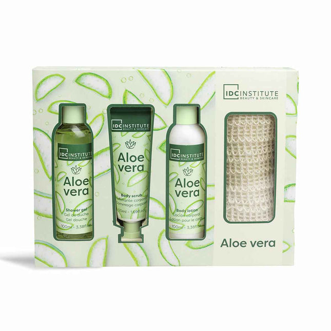 IDC Institute Aloe Vera Estuche 4 Piezas Unisex