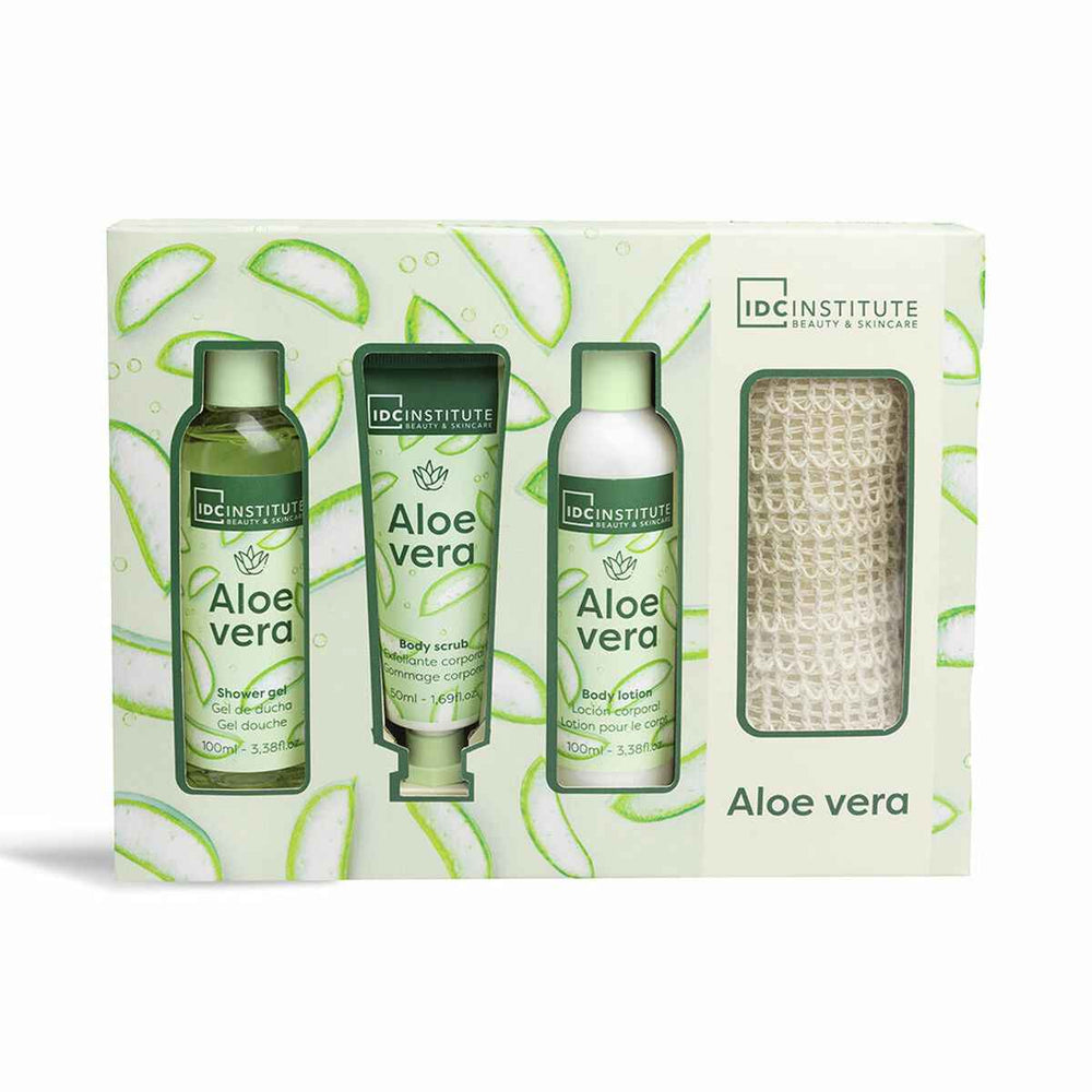 IDC Institute Aloe Vera Estuche 4 Piezas Unisex