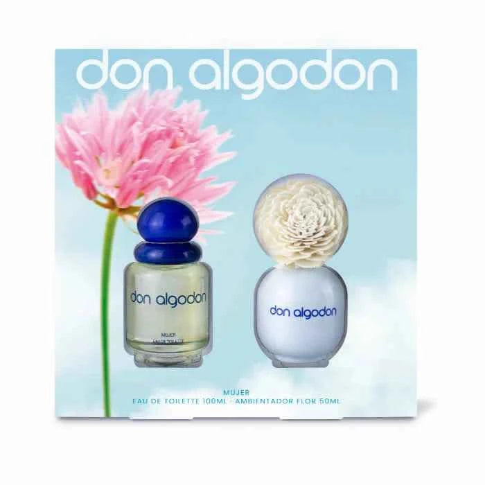 DON Algodón Don Algodon – Eau de Toilette Unisex Spray 100 ml, Set 2 Pieces