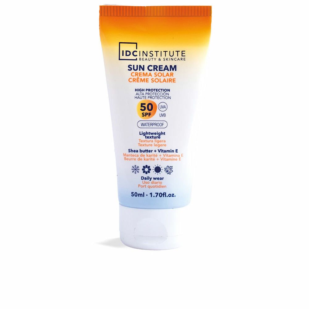 IDC Institute Sun – Cream Crema Solar Waterproof Spf50 Unisex, 50 ml