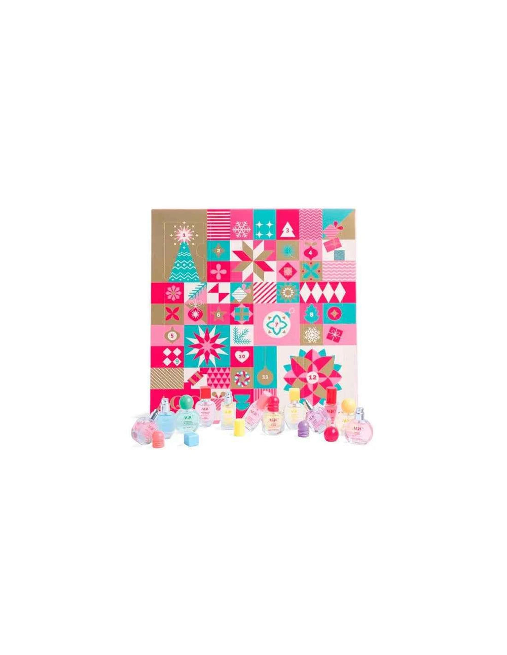 IDC Institute Aqc Advent Calendar 12uds Fragancias Mini for Women, 15 ml