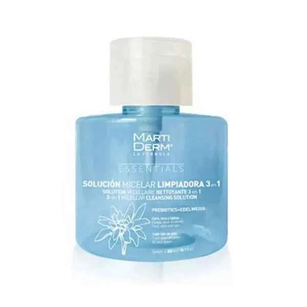 Martiderm Essentials 3 In 1 Micellar Cleansing Solution Prebiotics Edelweiss Unisex, 300 ml