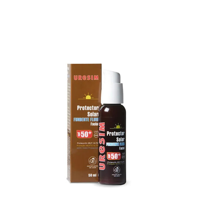 Uresim Sunscreen Fundente Fluid Facial Spf50, 50 ml