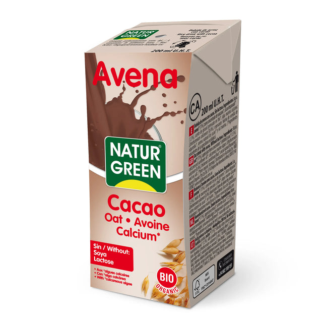 Naturgreen Naturgeen Bebida Avena Chocolate, 200 ml