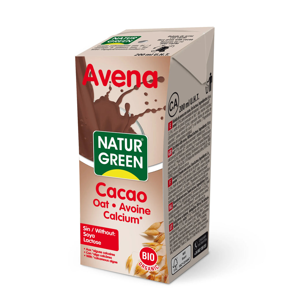Naturgreen Naturgeen Bebida Avena Chocolate, 200 ml
