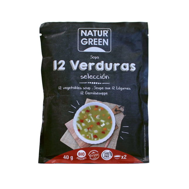 Naturgreen Sopa 12 Verduras, 40 g