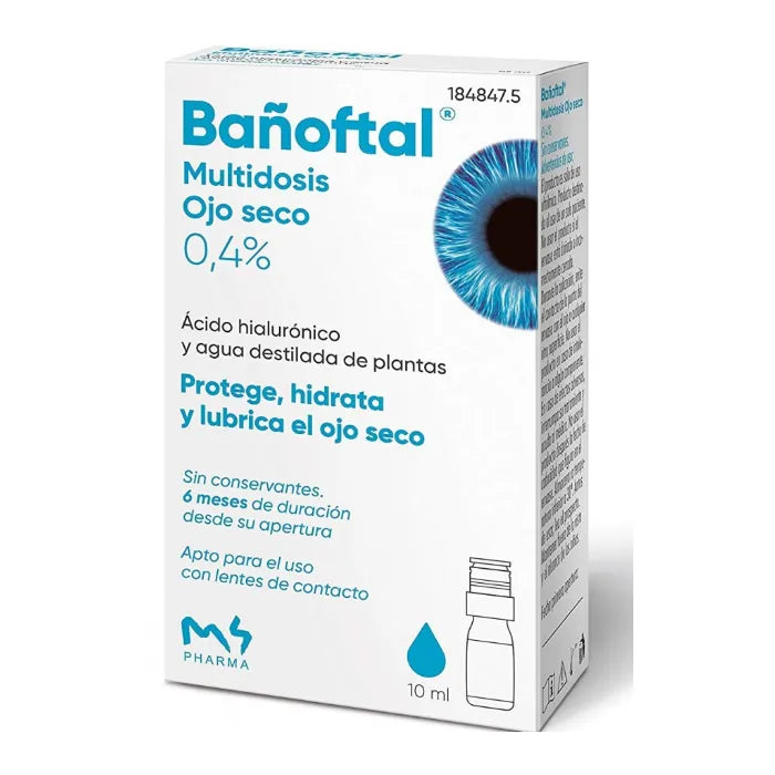 Bañoftal Dry Eye Multidose, 10 ml