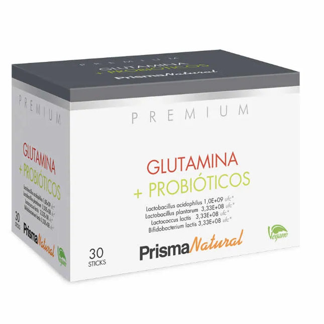 Prisma Natural Glutamine + Probiotics 30 Sticks x, 4.37 g