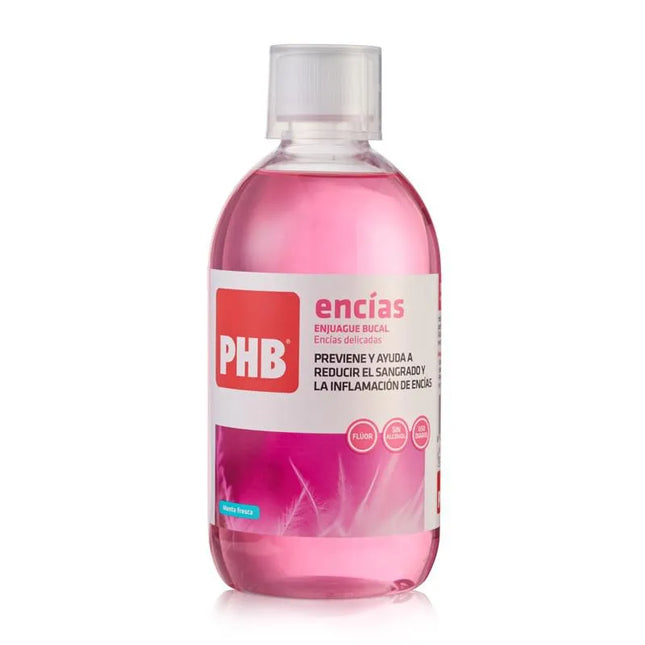 PHB Encías Enjuague Bucal, 500 ml
