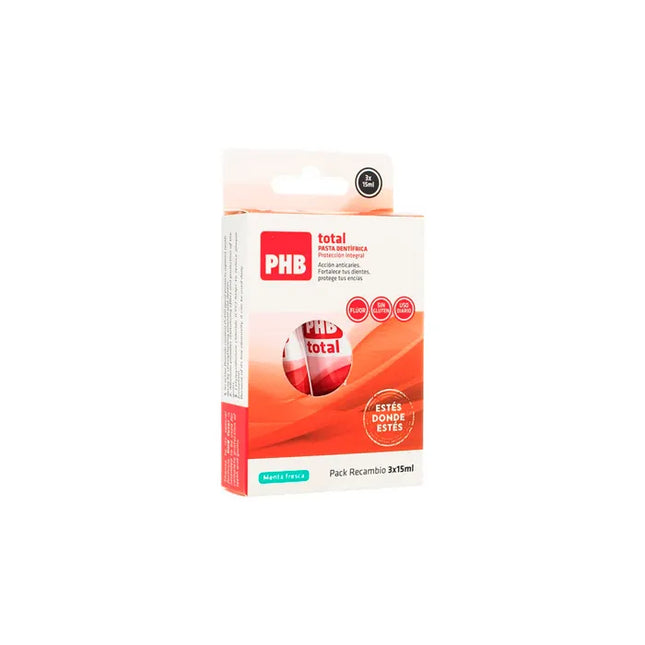 PHB Pack Adult Toothpaste Total, 3x15 ml