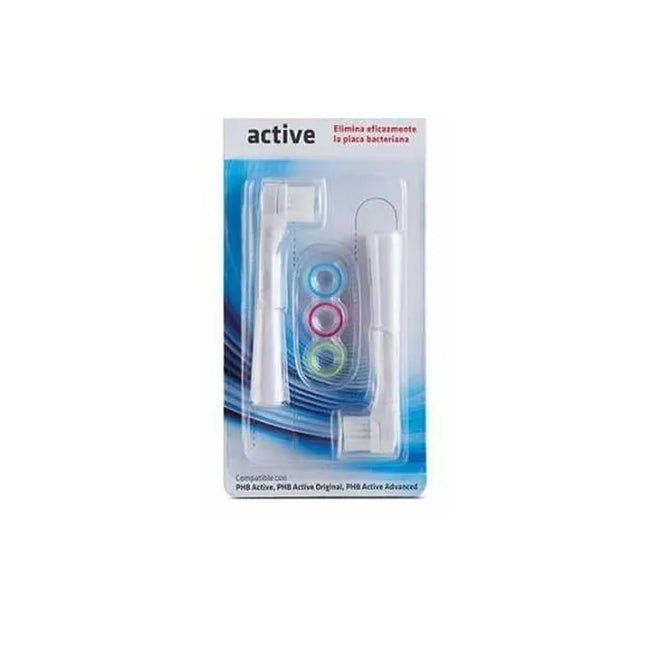 PHB Active Adult Electric Tootbrush Head Refill X2