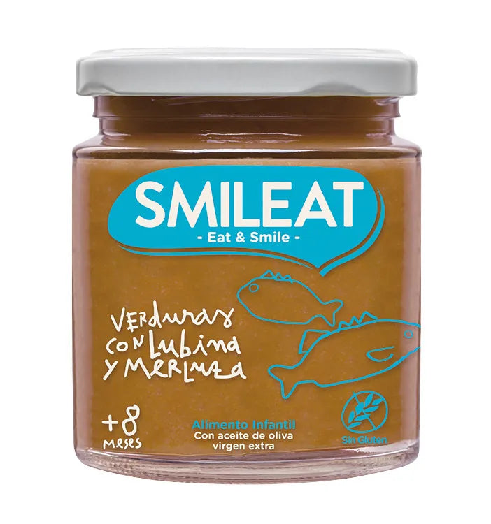 Smileat Potito Bio Verduras Lubina Merluza, 230 g