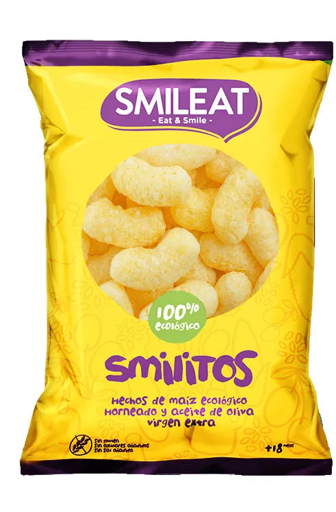 Smileat Smilitos Snacks De Maiz Ecologicos, 38 g