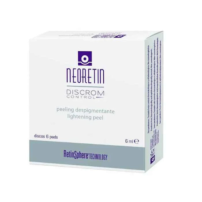 Neoretin Discrom Control Peeling Lightening Peel 6 Pads Unisex