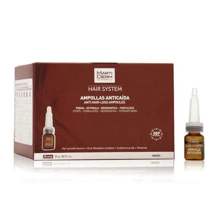 Martiderm Anti Hair loss Ampoules Unisex, 14 Units