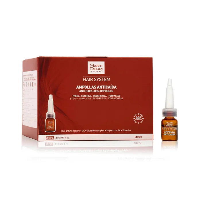Martiderm Hair System Anti-Hair Lose 28 Ampoules Unisex