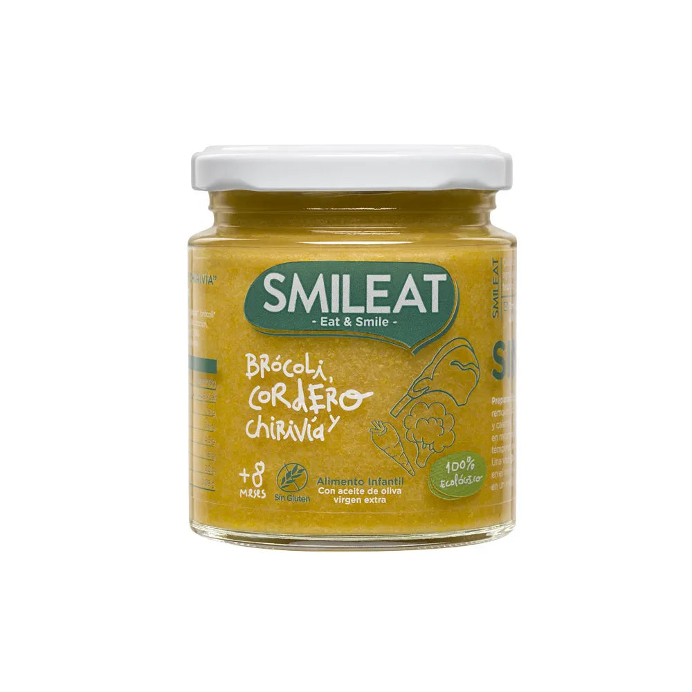 Smileat Potito Bio Brocoli Cordero y Chirivia, 230 g