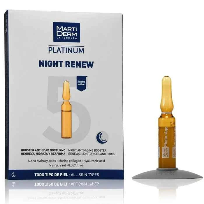 Martiderm Night Renew 5 Ampoules Unisex