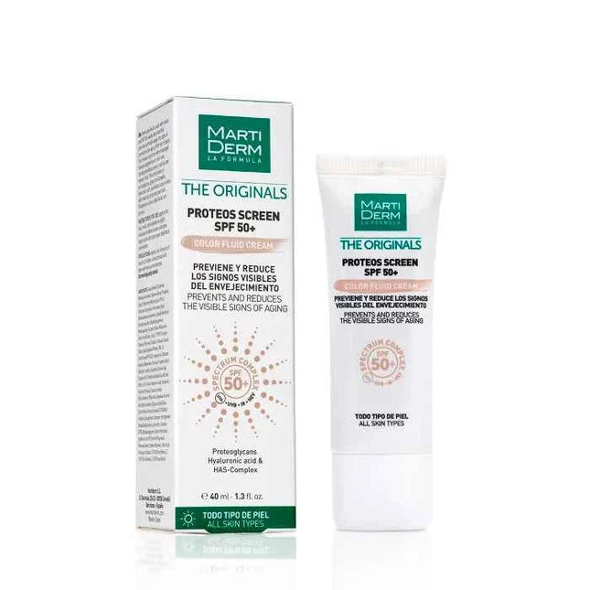 Martiderm Proteos Screen Spf 50+ – Cream Color Unisex, 40 ml