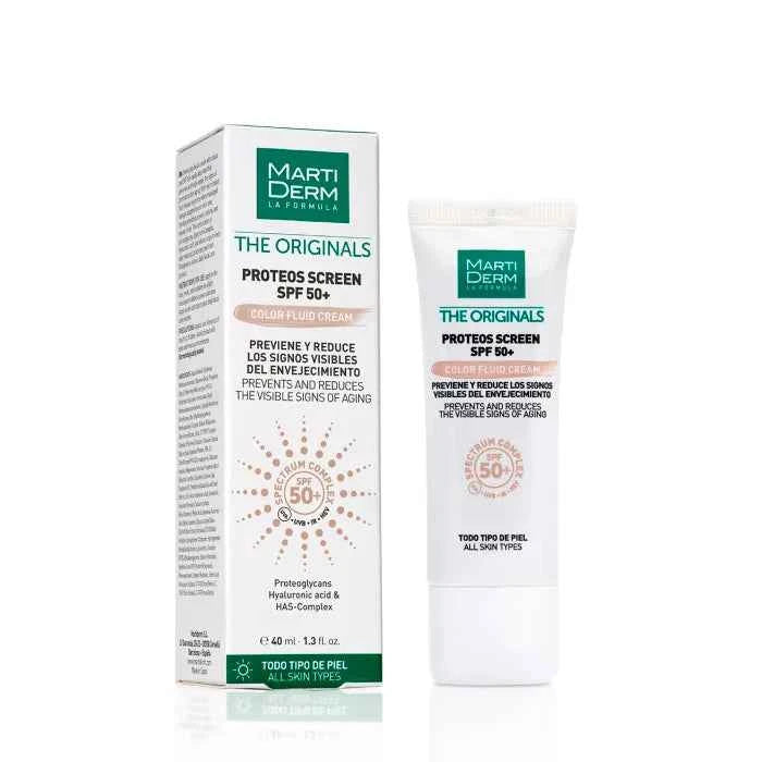 Martiderm Proteos Screen Spf 50+ – Cream Color Unisex, 40 ml