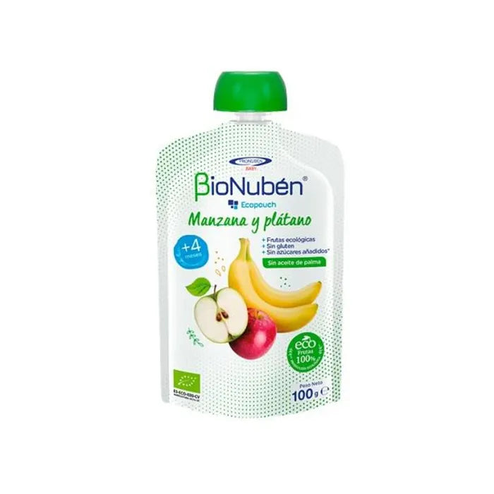 Bionubén Ecopouch Apple & Banana, 100 g