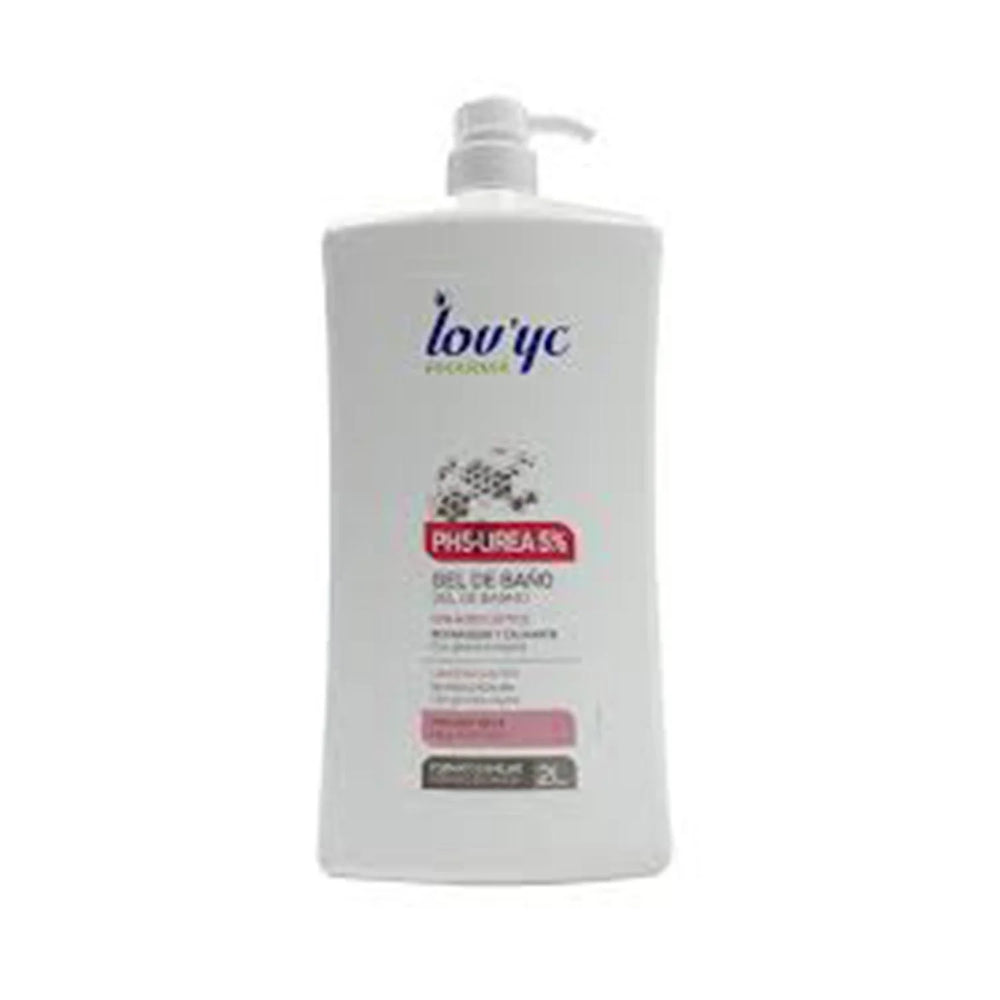Lovyc Ph5 Urea 5 – Gel De Baño Unisex, 2000 ml
