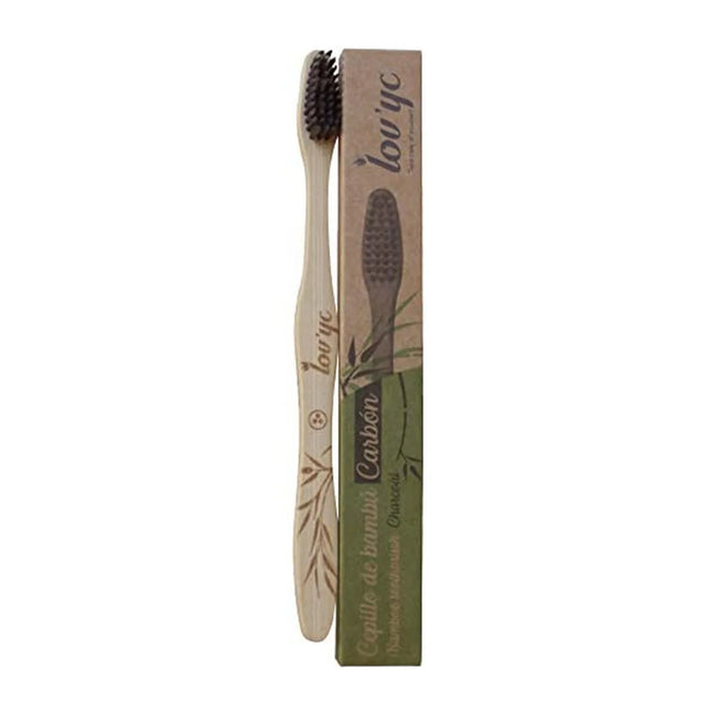 ELIE SAAB Lovyc Kids Cepillo De Dientes Bambu Verde Unisex, 1 Units