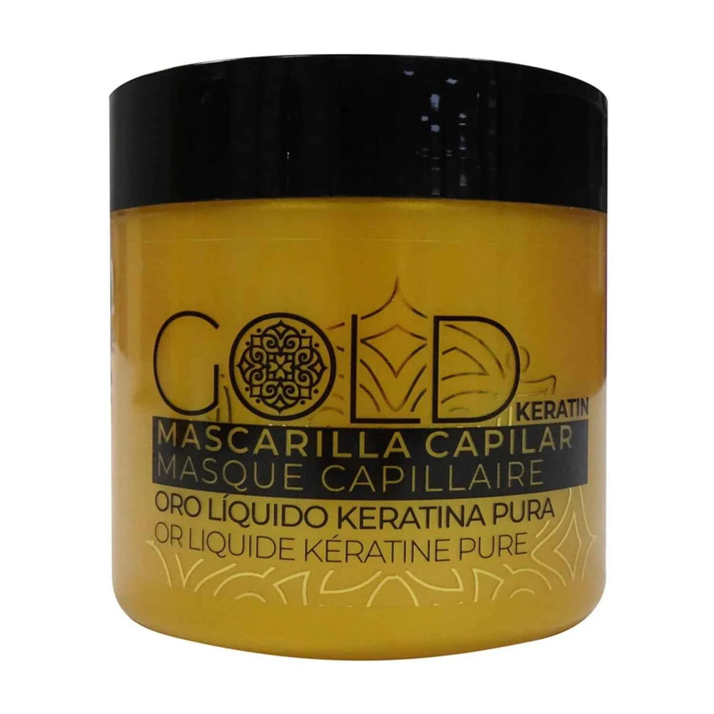 Elie Saab Lovyc Gold Mascarilla Capilar Oro Liquido Keratina Pura Unisex, 400 ml