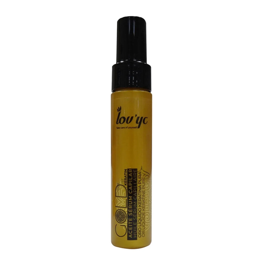 ELIE SAAB Lovyc Gold Aceite – Serum Capilar Keratina Pura Oro Liquido Unisex, 60 ml