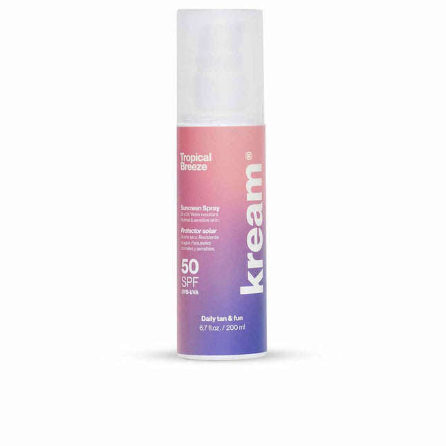 Kream Tropical Breeze Aceite Seco Spf50 Unisex, 200 ml