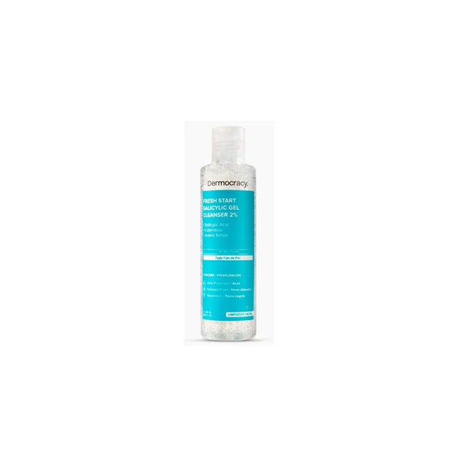 Dermocracy 2 [ácido Salicílico] – Gel Limpiador Desmaquillante Unisex, 200 ml