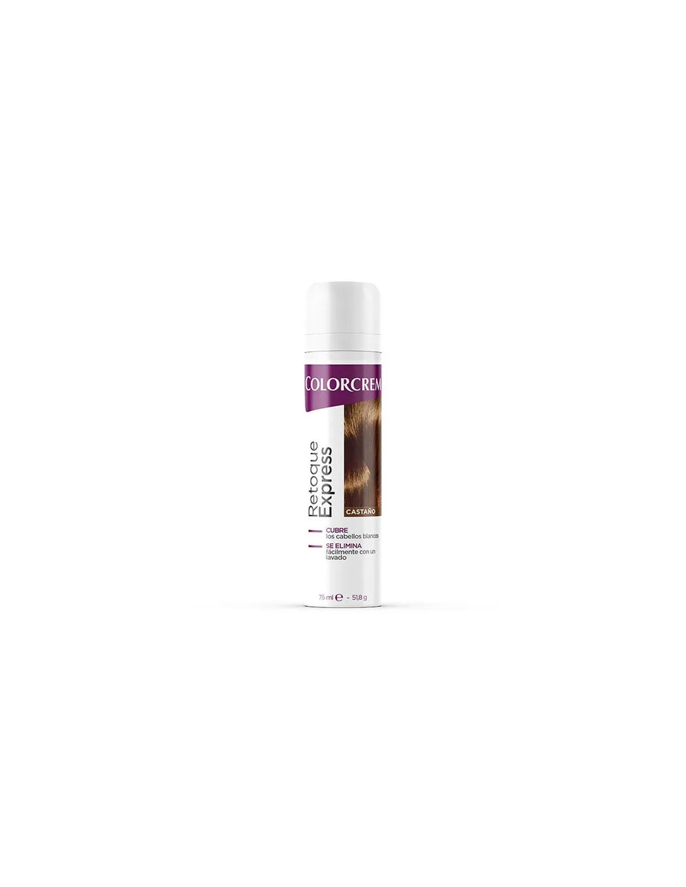 Eugene Perma Colorcrem Retoque Express Tinte – Spray 75 ml Castaño Unisex