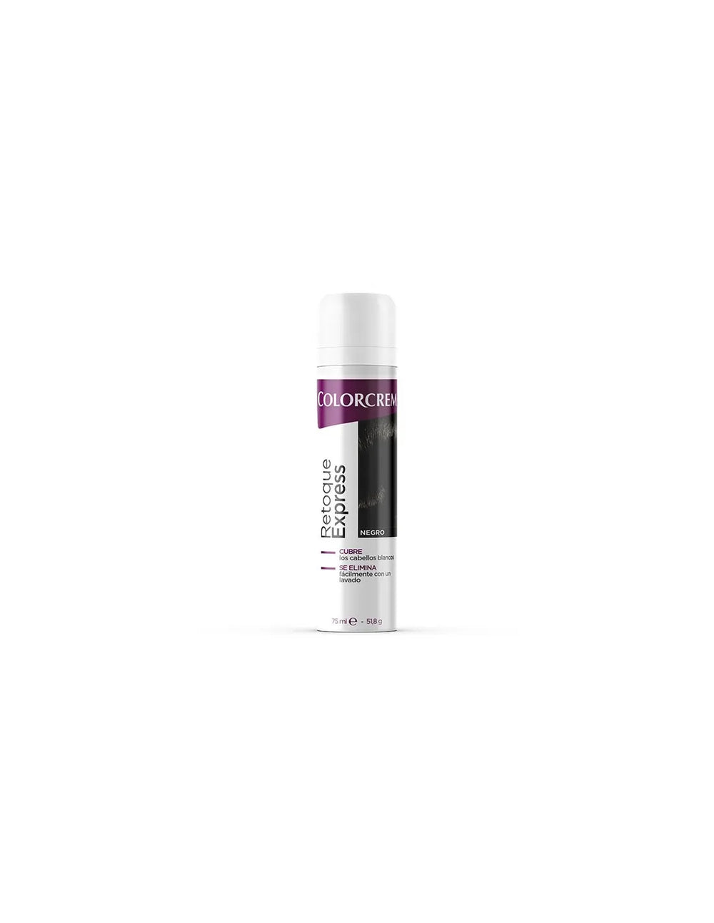Eugene Perma Colorcrem Retoque Express Tinte – Spray 75 ml Negro Unisex