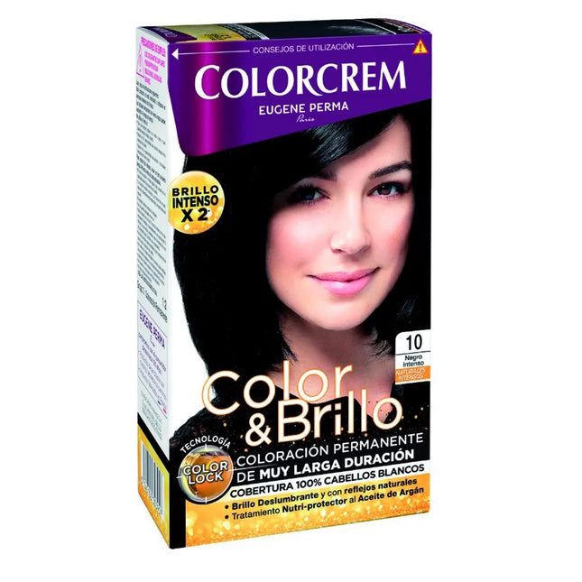 Eugene Perma Tinte Pelo Colorcrem 10 Negro Intenso Unisex