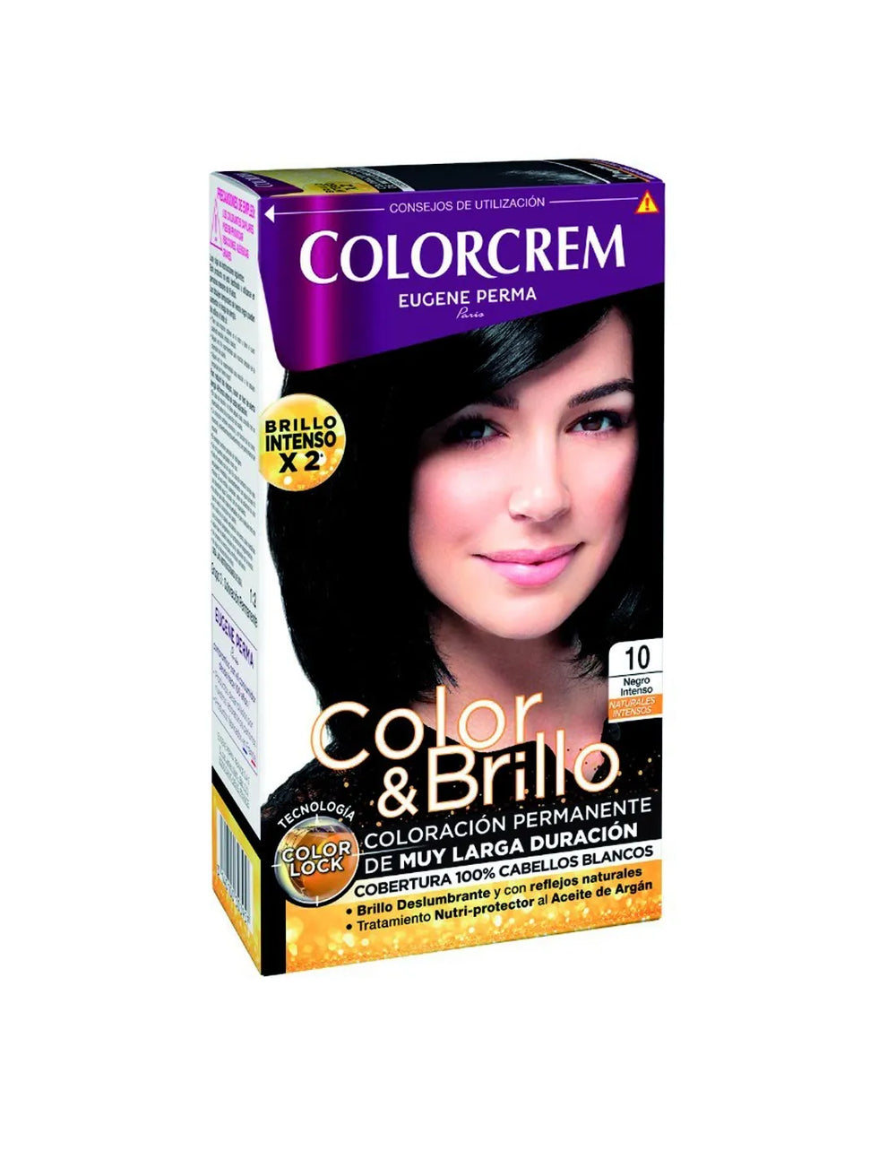 Eugene Perma Tinte Pelo Colorcrem 10 Negro Intenso Unisex