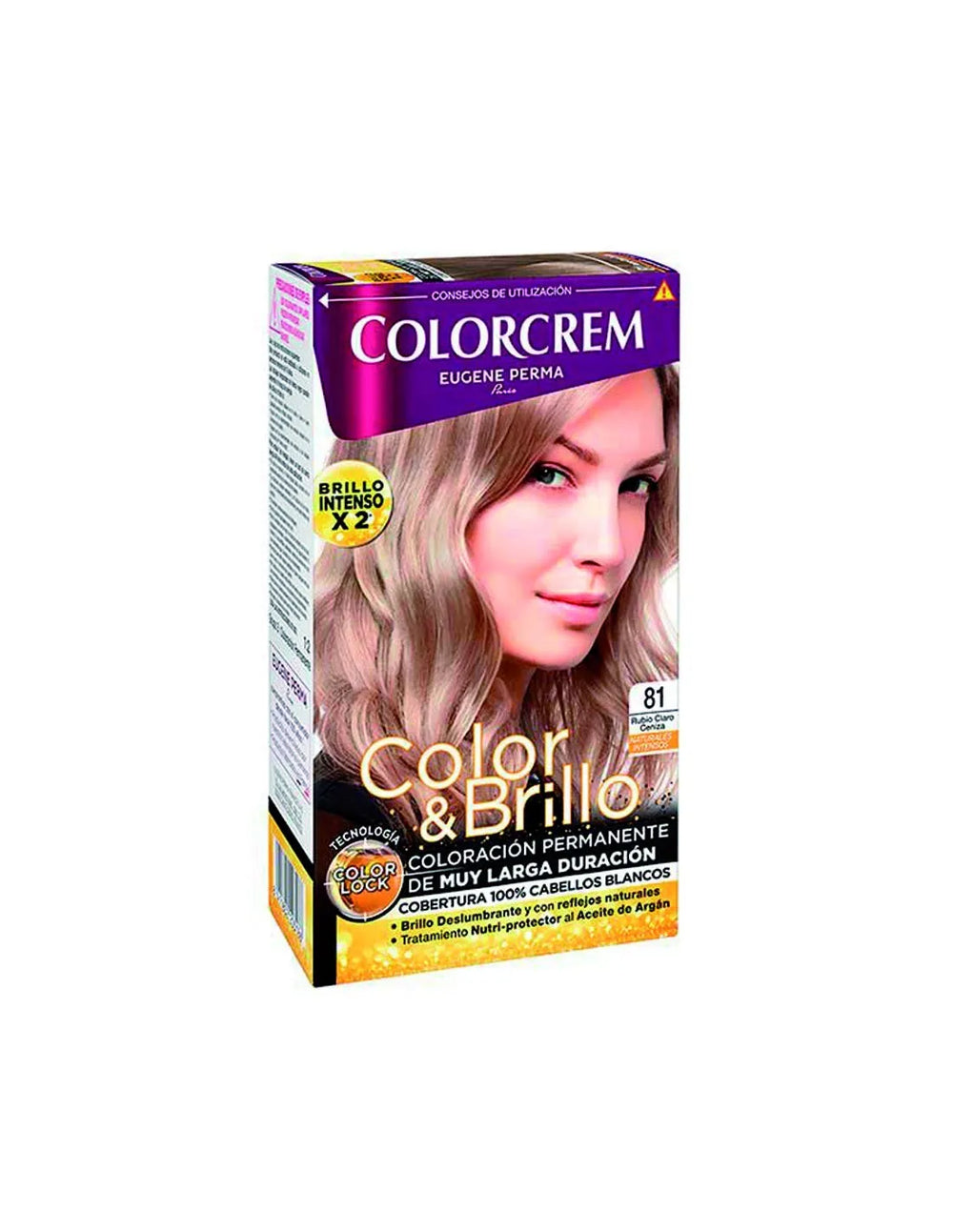 Eugene Perma Tinte Pelo Colorcrem 81 Rubio Claro Ceniza Unisex