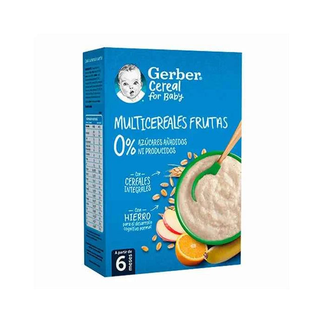 Gerber Multicereal Fruit 0% Unisex, 270 g