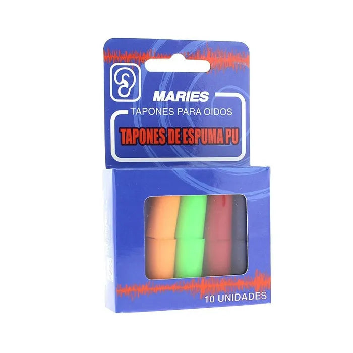 Maries Ear Plugs Foam Ear Plugs, 10 Units