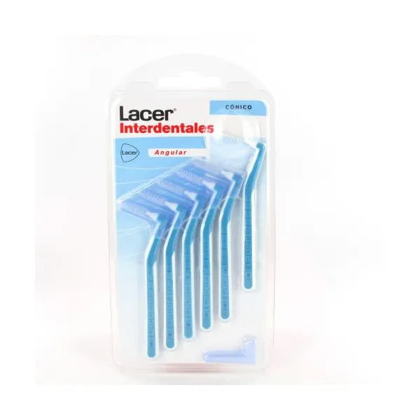Lacer Interdental Angular Cylindrical Conical Brush, 6 Units